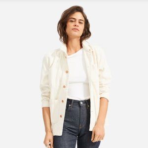 Everlane The Denim Chore Jacket in Bone XS